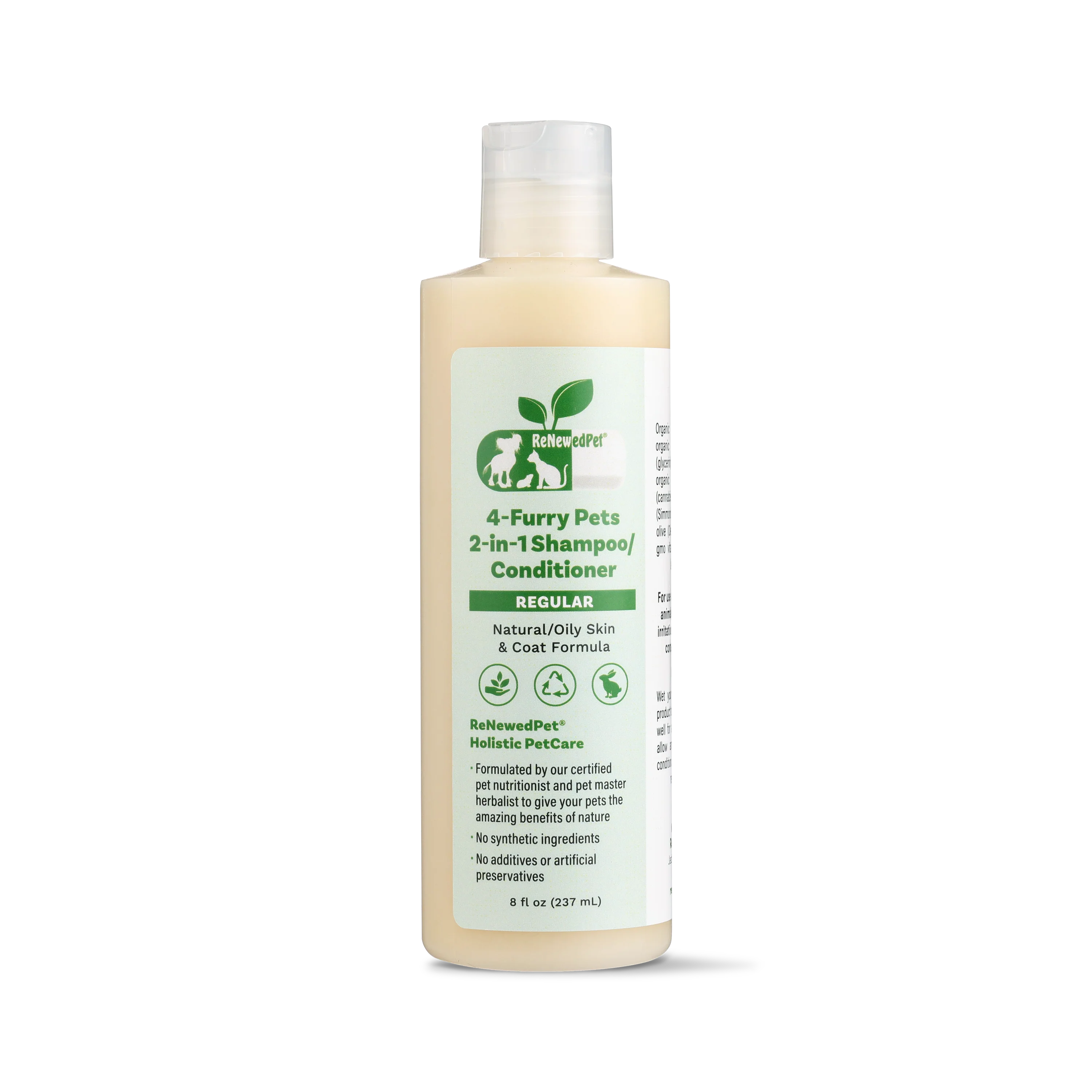 4-FURRY PETS 2-IN-1 REGULAR SHAMPOO & CONDITIONER